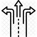 Split Divided Echeloned Icon