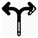 Split Arrow Direction Icon