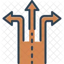 Split Divided Echeloned Icon