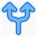 Split Up Direction Icon