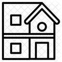 Split Level House Icon