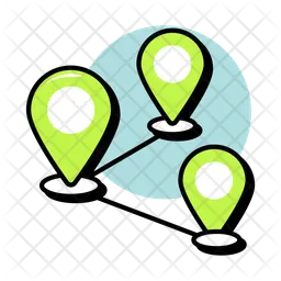 Split Marker Pin  Icon