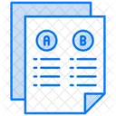 Split testing  Icon