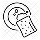 Sponge Chore Cleaning Icon