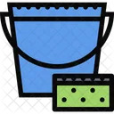 Sponge Bucket Plumber Icon