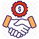 Sponsor Argent Investisseur Icône
