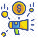 Sponsor Magaphone Businesss Icon