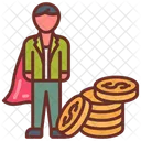 Sponsor Funds Man Icon