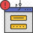Spoofing Login Error Login Password Icon