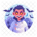 Spooky Child Kid Scary Icon