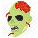 Dead Man Zombie Apocalypse Halloween Character Icon