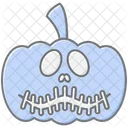 Spooky Face Funny Expression Cute Design Icon
