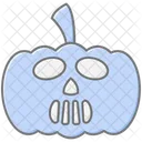 Spooky Face Funny Expression Cute Design Icon