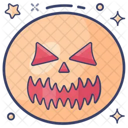 Spooky Face  Icon