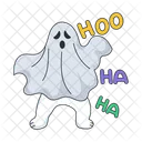 Spooky Ghost Bear Ghost Halloween Ghost Icon