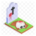 Spooky Grave Creepy Icon