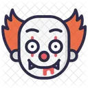 Spooky Halloween Clown  Icon