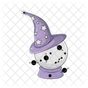 Spooky Hat Witch Party Icon