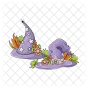 Spooky Hat Witch Halloween Icon