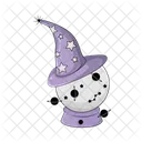 Spooky Hat Witch Party Icon