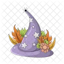 Spooky Hat Witch Halloween Icon