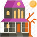 Spooky House Haunted House House Icon