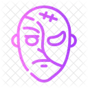 Spooky Creepy Mask Icon