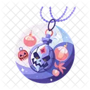 Spooky Pendant Locket Charm Icon