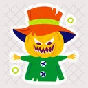Spooky Scarecrow Evil Scarecrow Scarecrow Icon