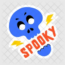 Spooky Skull  Icon