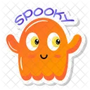 Spooky Sticker  Icon