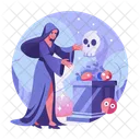 Spooky Woman Scary Spooky Icon