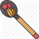 Spoon Wooden Paint Icon