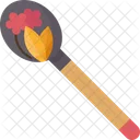Spoon Wooden Paint Icon