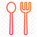 Spoon And Fork Cookware Crockery Icon