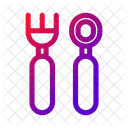 Spoon Fork Cutlery Baby Utensils Icon