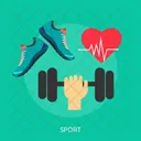Sport Hand Fitness Icon