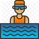 Sport Aquathlon Athlete Icon