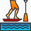 Sport Standup Paddleboarding Icon