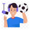 Sport Football Boy Icon