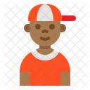 Sport Boy Cap Child Icon