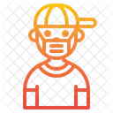 Sport Boy Cap Boy Icon