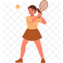Sport Character Tennis Icon