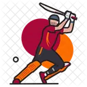 Sport Game Batsman Icon