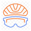 Sports Glasses Protective Gear Sports Helmet Icon