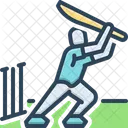 Sport Cricket Player Icon