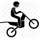 Sport Motorcycle Speedway Icon