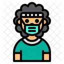 Sport Man With Mask  Icon