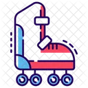 Sport-Rollschuh  Symbol
