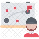 Trainer Strategy Sport Icon